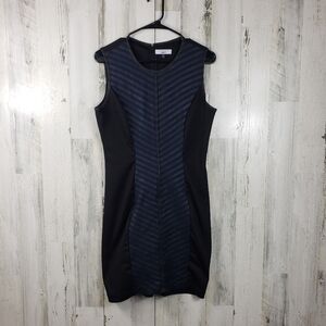 bagatelle | Dresses | Black Bagatelle Dress With Faux Leather Detail Size 2  | Poshmark